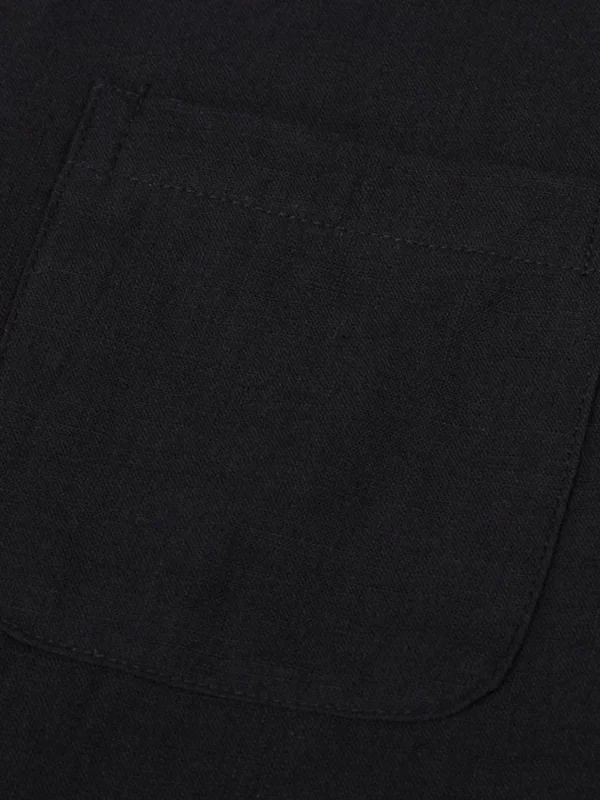 Men's Button-Down Shirt with Gingham Contrast - Image 3