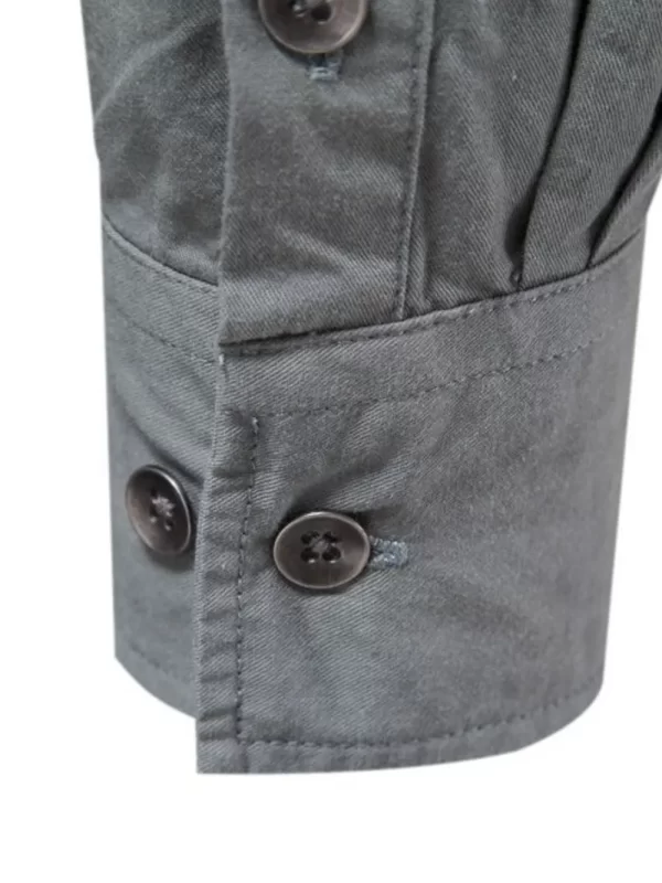 Men's Button Down Collared Neck Shirt - Image 8