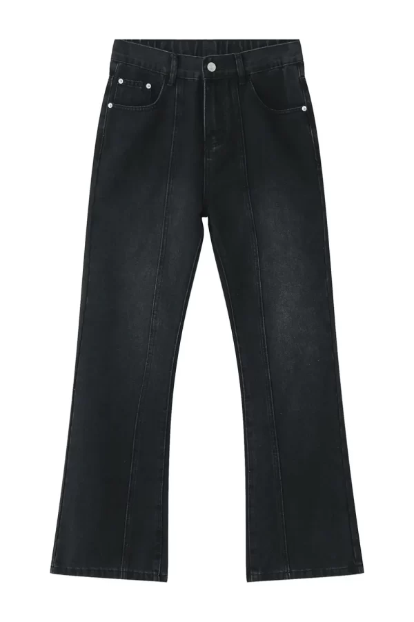 Casual Mid-Rise Elasticated Waistband Jeans - Image 2