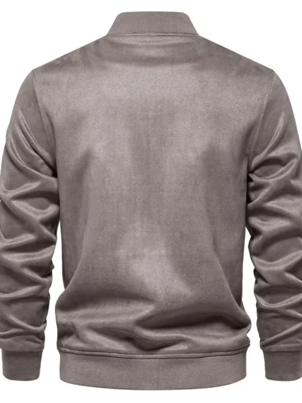 Men's Baseball Collar Snap Down Jacket - Image 8