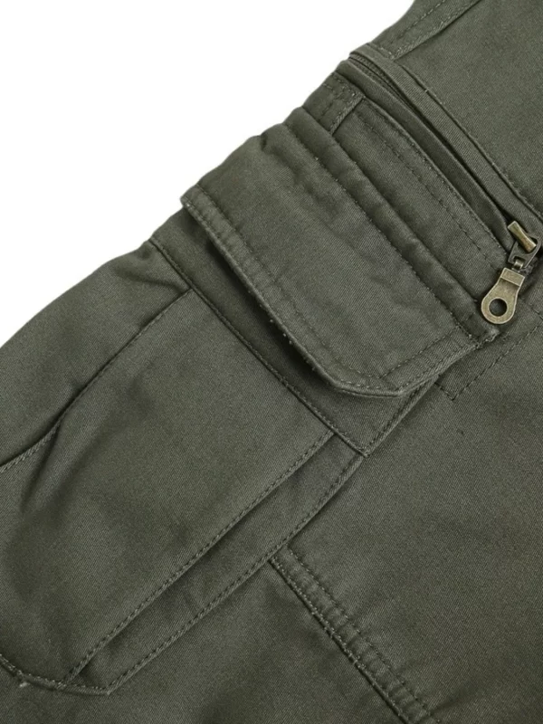 Men's Solid Color Cargo Pants - Image 3