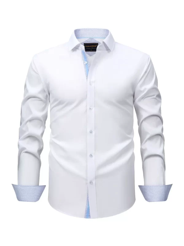 Men's Full Size Basic style Long Sleeve Shirt Plus Size