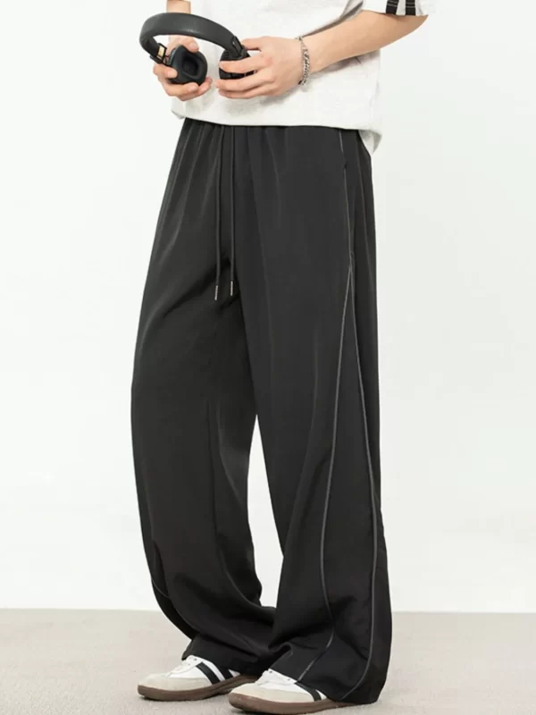Men's Contrast Straight Sweatpants - Image 5