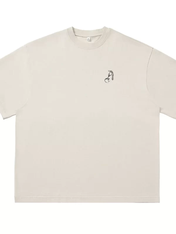 Men's Plus Size Graphic Round Neck Half Sleeve T-Shirt - Image 2