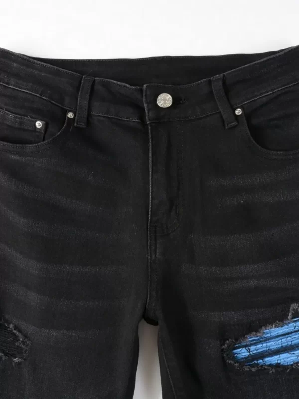 Men's Distressed Skinny Jeans - Image 2