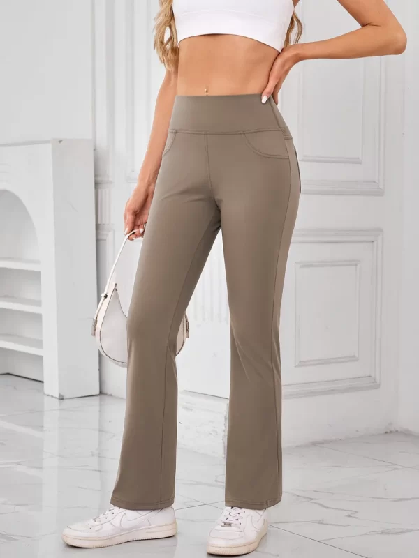Lovelet High Waist Active Pants with Pockets - Image 13