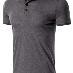 Men's Classic Henley Short Sleeve Top
