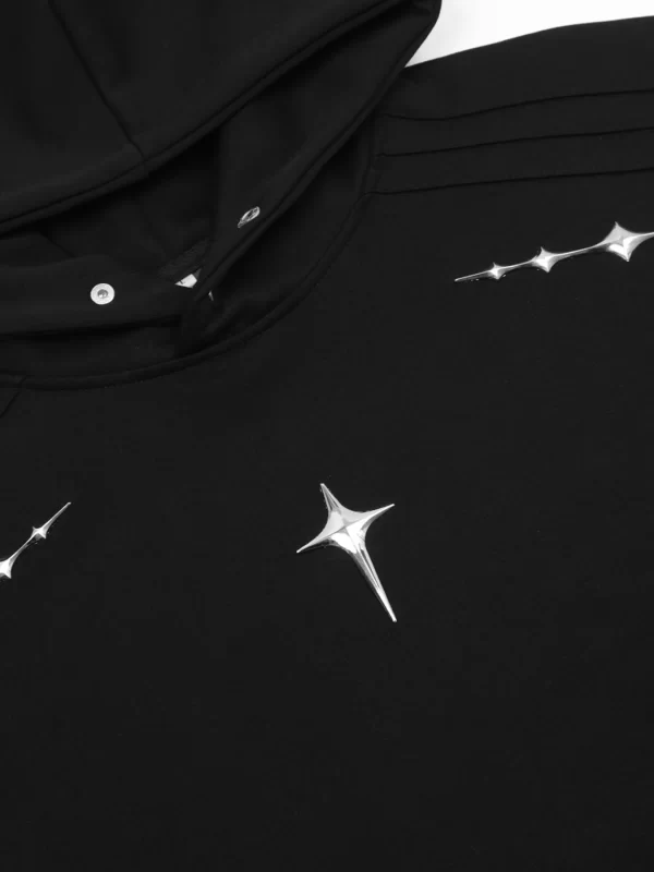 Men's Cross Star Kangaroo Pocket Hoodie - Image 2