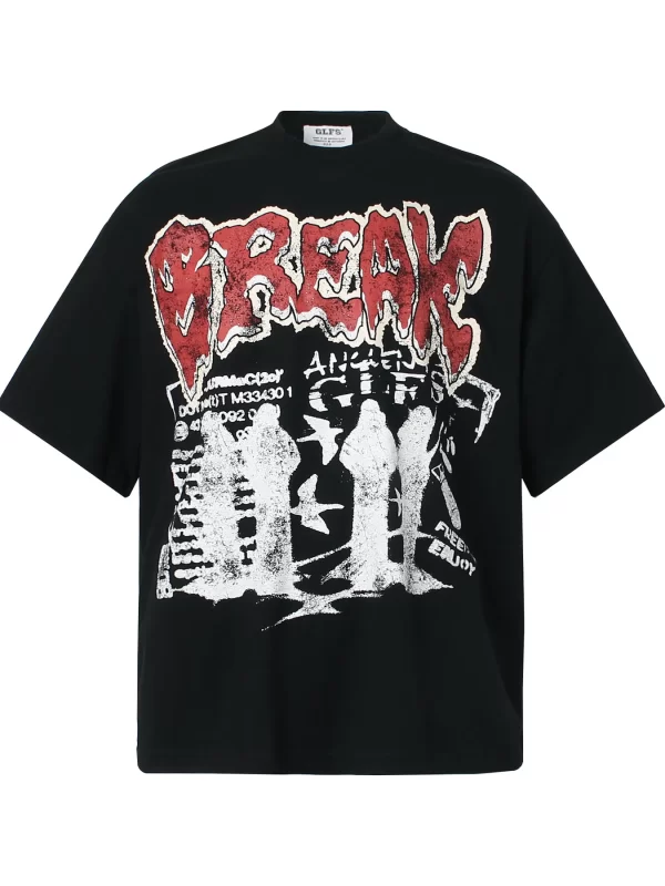 Men's Round Neck Short Sleeve Graphic T-Shirt - Image 4