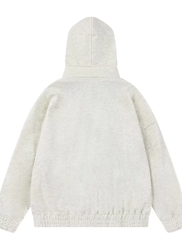 Men's Drop Shoulder Zip-Up Hoodie - Image 13