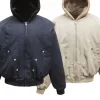 Men's Sherpa Lined Hooded Bomber Jacket