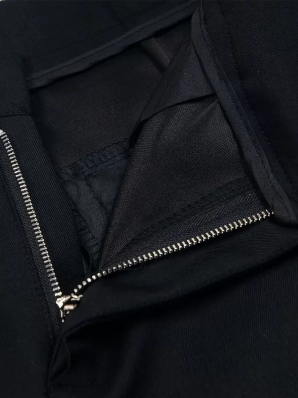 Men's Wide Leg High Waist Pants - Image 13