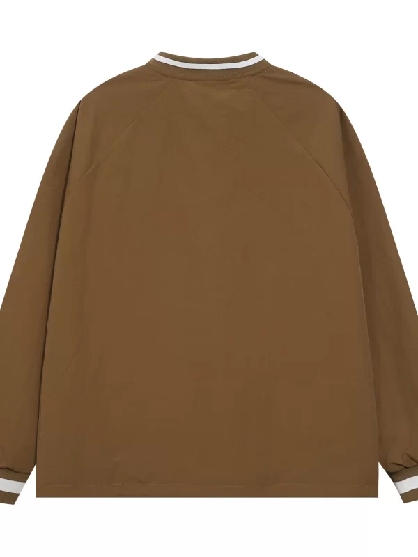 Men's Letter Graphic V-Neck Long Sleeve Sweatshirt - Image 11