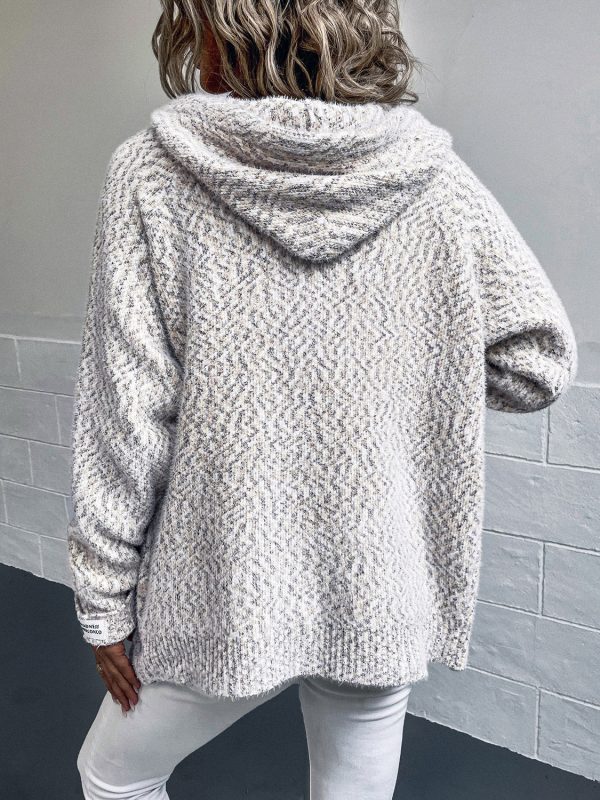 Zip-Up Hooded Sweater - Image 8