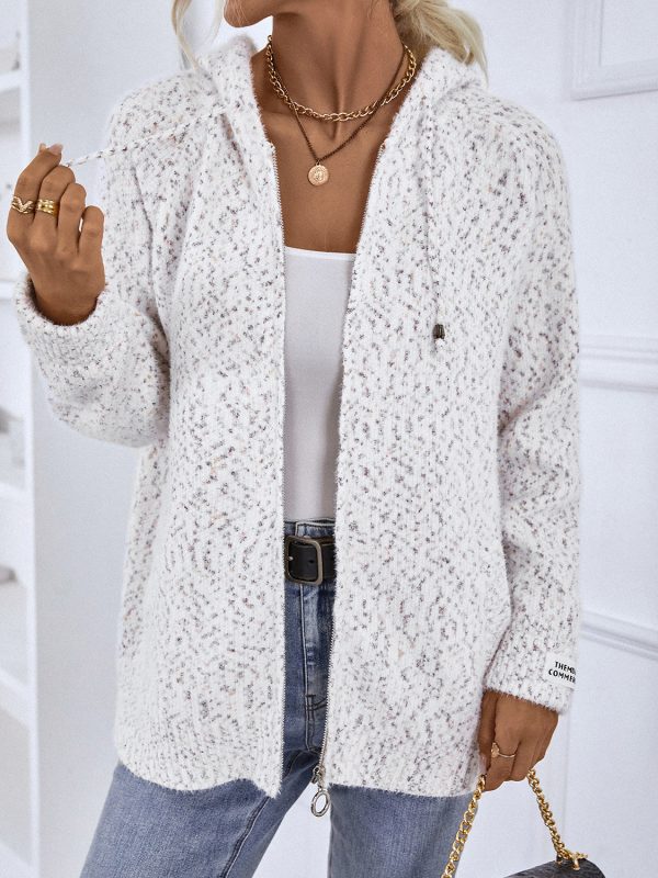 Zip-Up Hooded Sweater - Image 10