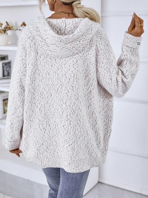Zip-Up Hooded Sweater - Image 12