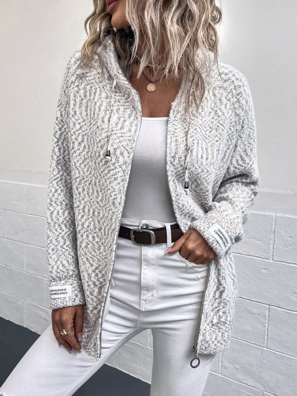 Zip-Up Hooded Sweater - Image 6