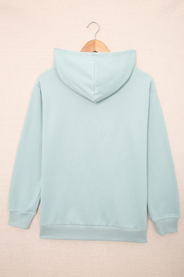 Dropped Shoulder Kangaroo Pocket Hoodie - Image 16