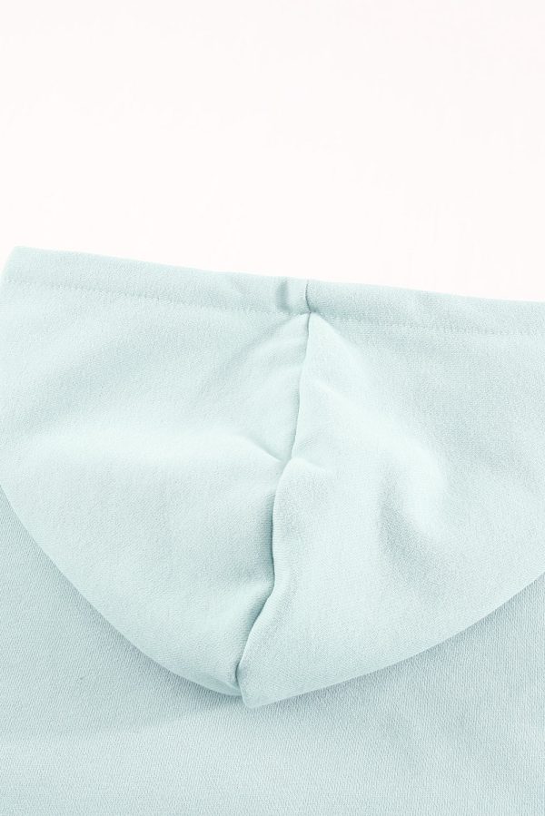 Dropped Shoulder Kangaroo Pocket Hoodie - Image 17