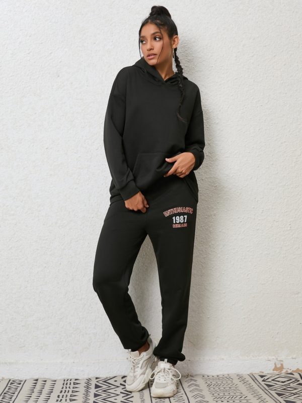 Graphic Hoodie and Sweatpants Set - Image 4