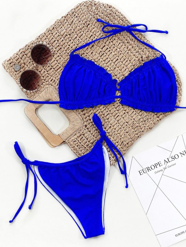 Frill Trill Halter Neck Bikini Set - Image 16