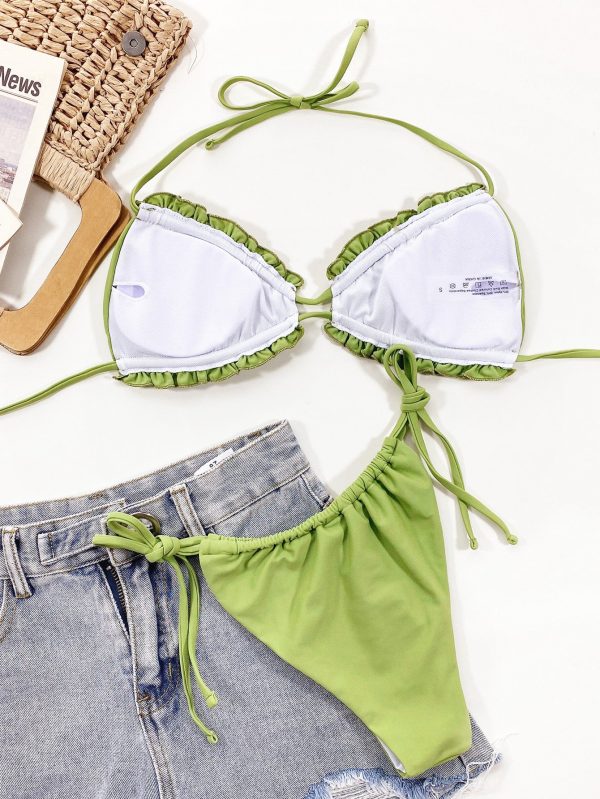 Frill Trill Halter Neck Bikini Set - Image 10