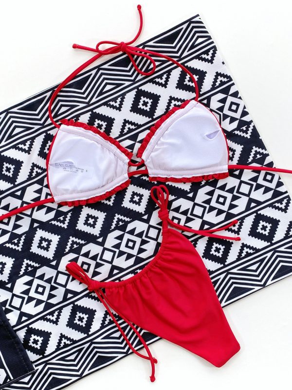 Frill Trill Halter Neck Bikini Set - Image 14