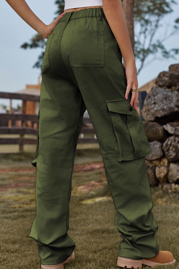 Loose Fit Long Jeans with Pockets - Image 7