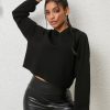 Lace-Up Long Sleeve Hoodie