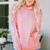 Printed Long Sleeve Hoodie with Pocket
