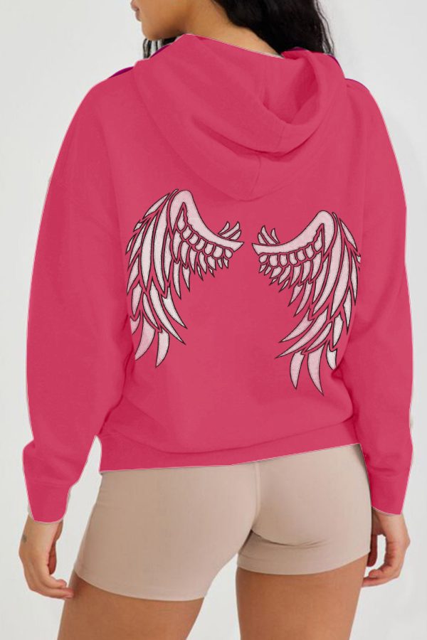 Simply Love Full Size Angel Wings Graphic Hoodie - Image 8