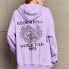 Simply Love Simply Love Full Size Leopard Slogan Graphic Hoodie