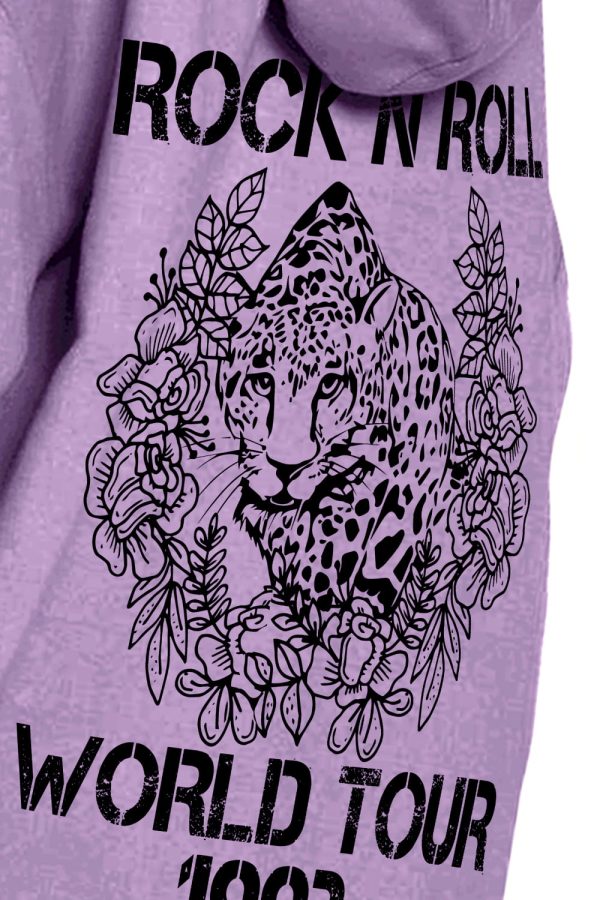 Simply Love Simply Love Full Size Leopard Slogan Graphic Hoodie - Image 10