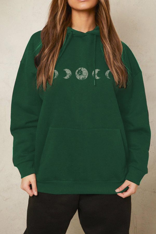 Simply Love Simply Love Full Size Dropped Shoulder Lunar Phase Graphic Hoodie - Image 8