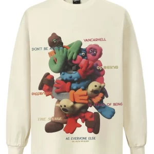 Men's Cartoon Graphic Long Sleeve T-Shirt