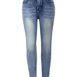 Rhinestone Butterfly Jeans with Pockets