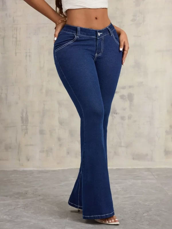 Flare Jeans with Pockets - Image 6