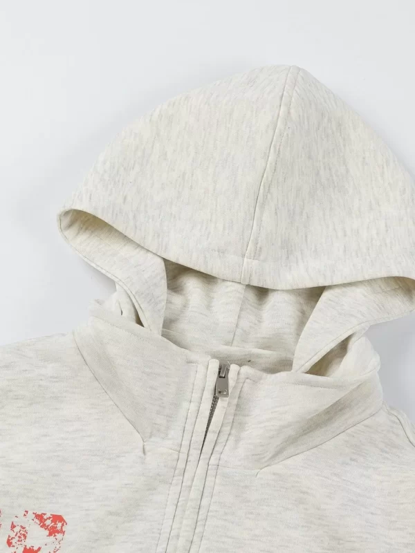 Men's Drop Shoulder Zip-Up Hoodie - Image 3