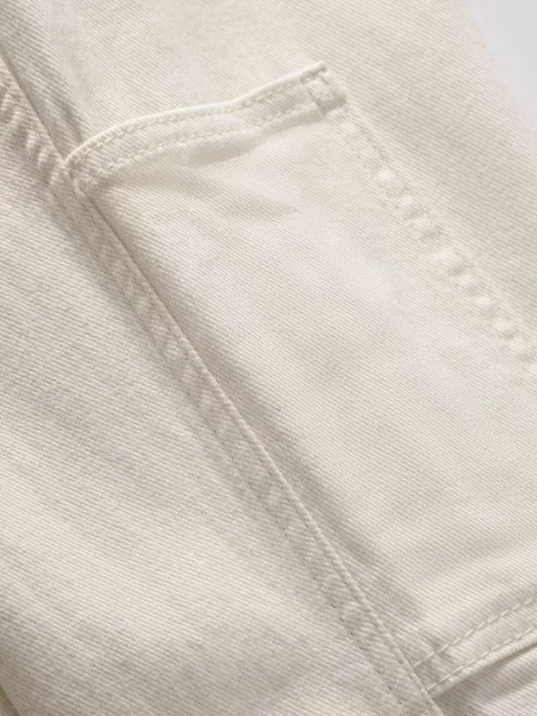 Men's Slim Straight Jeans with Snap Detail - Image 3