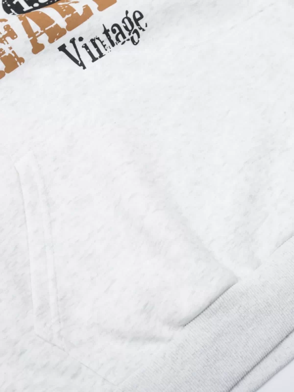 Men's High Neck Letter Graphic Sweatshirt - Image 5