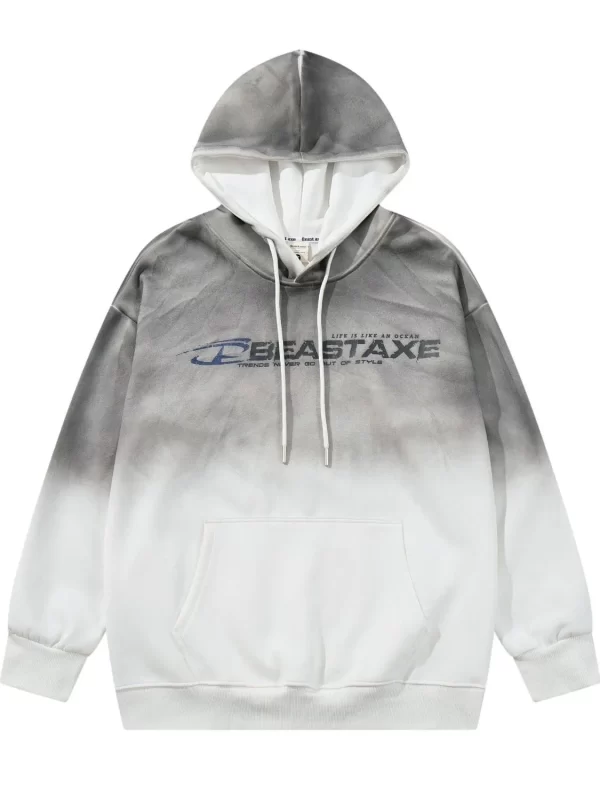 Men's Gradient Long Sleeve Hoodie