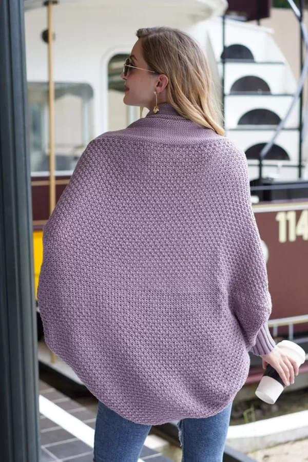 Open Front Batwing Sleeve Cardigan - Image 24
