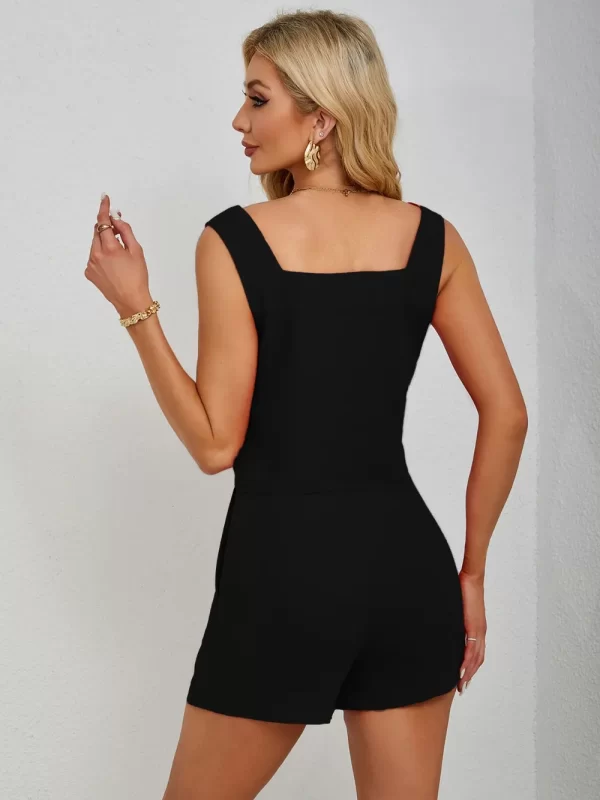Square Neck Wide Strap Tank and Shorts Set - Image 19