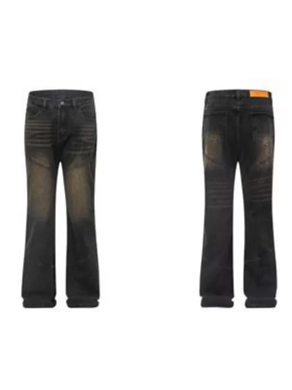 Men's Full Size Vintage Wash Bootcut Denim Jeans Plus Size - Image 11