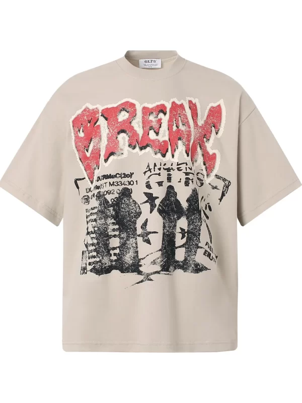 Men's Round Neck Short Sleeve Graphic T-Shirt - Image 5