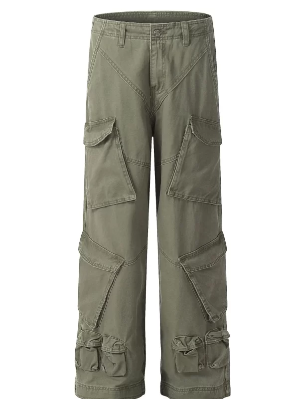 Men's Multi-Pocket Cargo Pants - Image 3