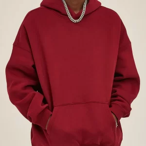 Men's Oversized Pocketed Long Sleeve Hoodie