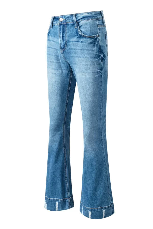 Cat's Whisker Bootcut Jeans with Pockets - Image 3