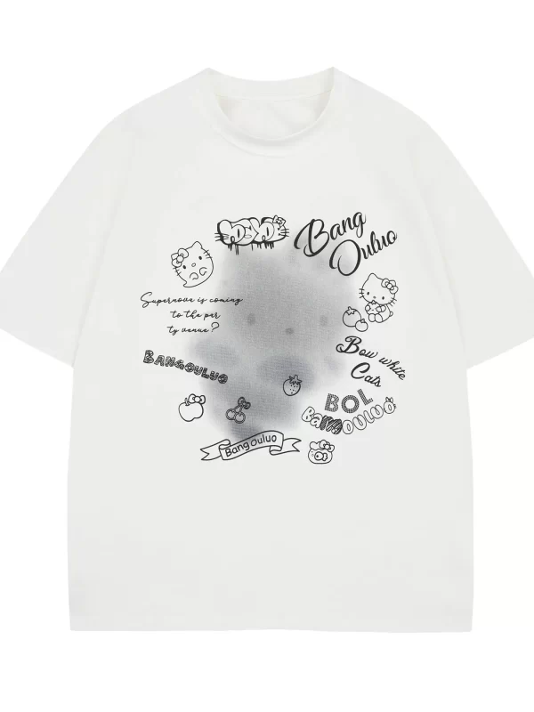 Men's Gradient Graphic Short Sleeve T-Shirt - Image 2