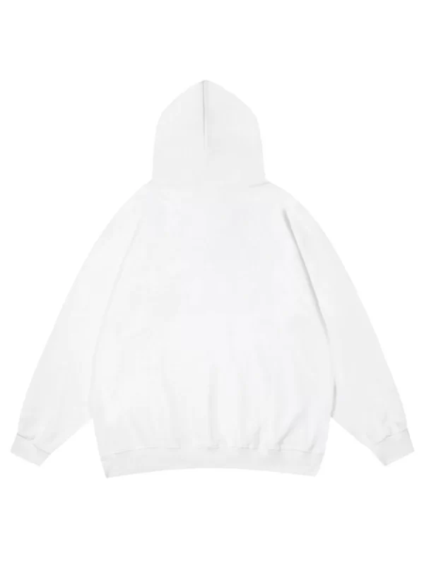 Men's Heart Graphic Oversized Hoodie - Image 5